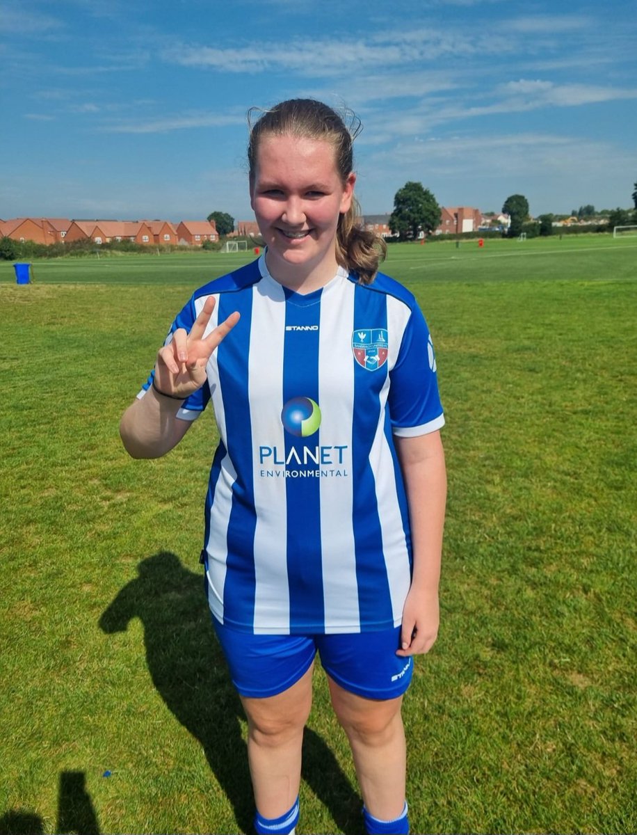 Great start of the season for Holly. Two goals for Sandbach United including an absolute worldie. 3 points in the bag.
