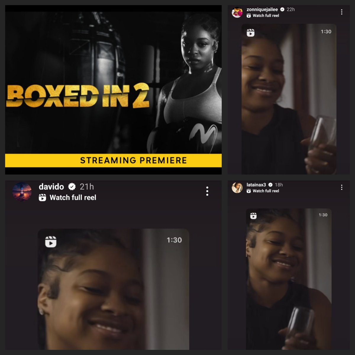 Ajahlay223's tweet photo. Happy Saturday to Nae and all the Naebaes! 🫶🏽💖

Love seeing all the love and support Nae has been getting for her new movie Boxed In 2.  Go watch that masterpiece if you haven't yet and if you have, go watch it again! 
@reginae_carter1 👑👑👑

Here's to the weekend! 🥂🍾 https://t.co/2VLQUGluU2