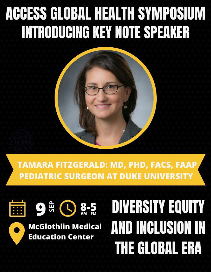 Wonderful & thoughtful talk from Keynote Speaker Dr. Tamara Fitzgerald from @dukepedssurgery discussing her work in Uganda with capacity building & device innovation in global surgery, and how her role as a female surgeon impacts those experiences. Thank you Dr. Fitzgerald!