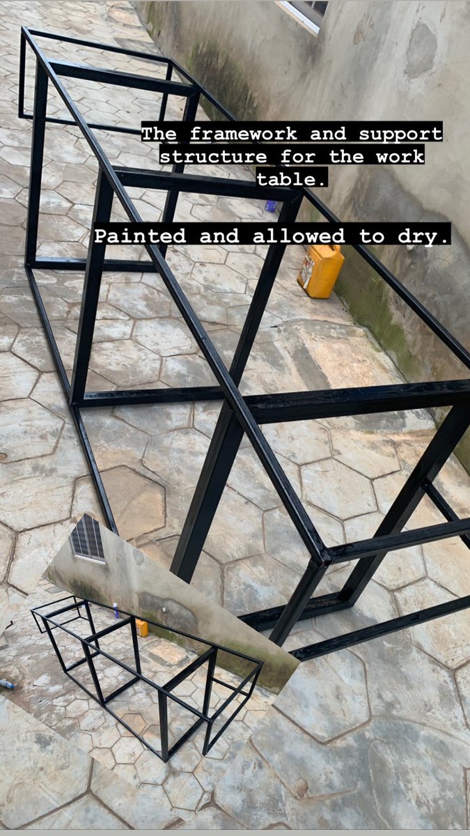olagokeAtilola's tweet photo. Decided to DIY our own workspace table for our new apartment,which not only saved us money but also serves a dual purpose for work and pencil Drawings , and it's spacious enough for two people. 😊 https://t.co/uJAvLL8450