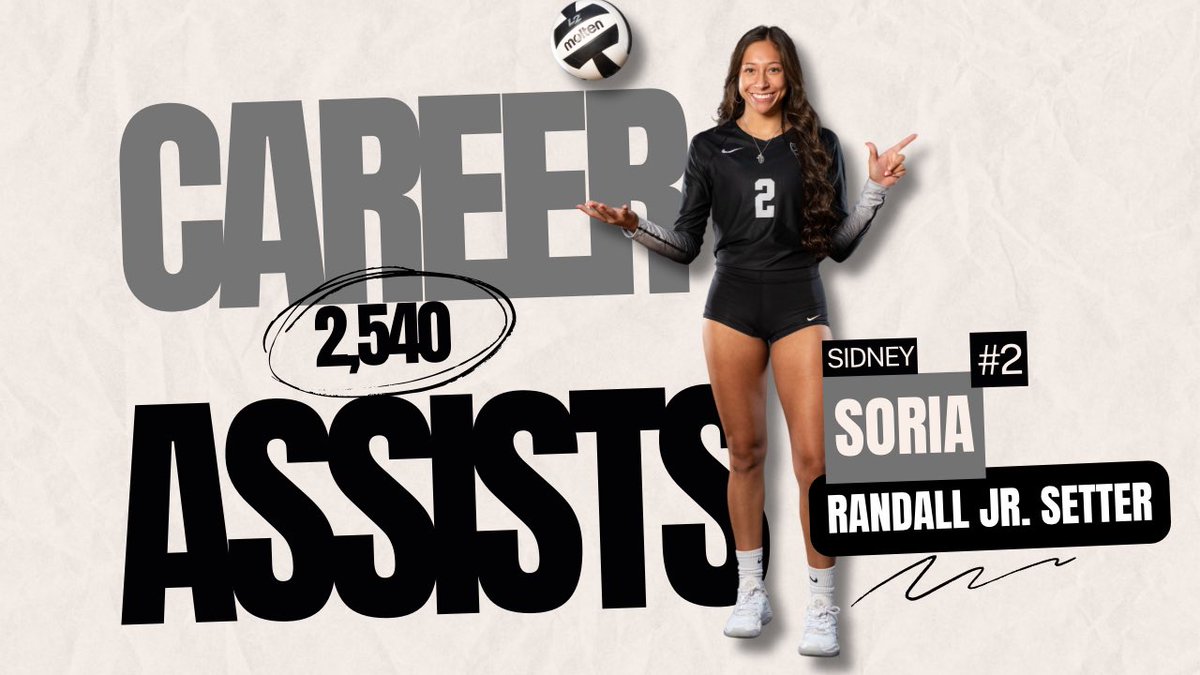 🤩🙌🏼 2,540 career assists for our girl <a href="/sidneygsoria/">Sidney Soria</a>