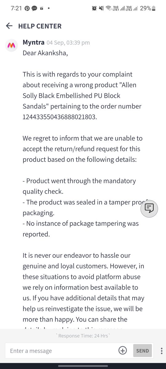 AKANKSH56020883's tweet photo. So incompetent quality team that they could not even differentiate between heels and flats! https://t.co/XKeULQzHpb