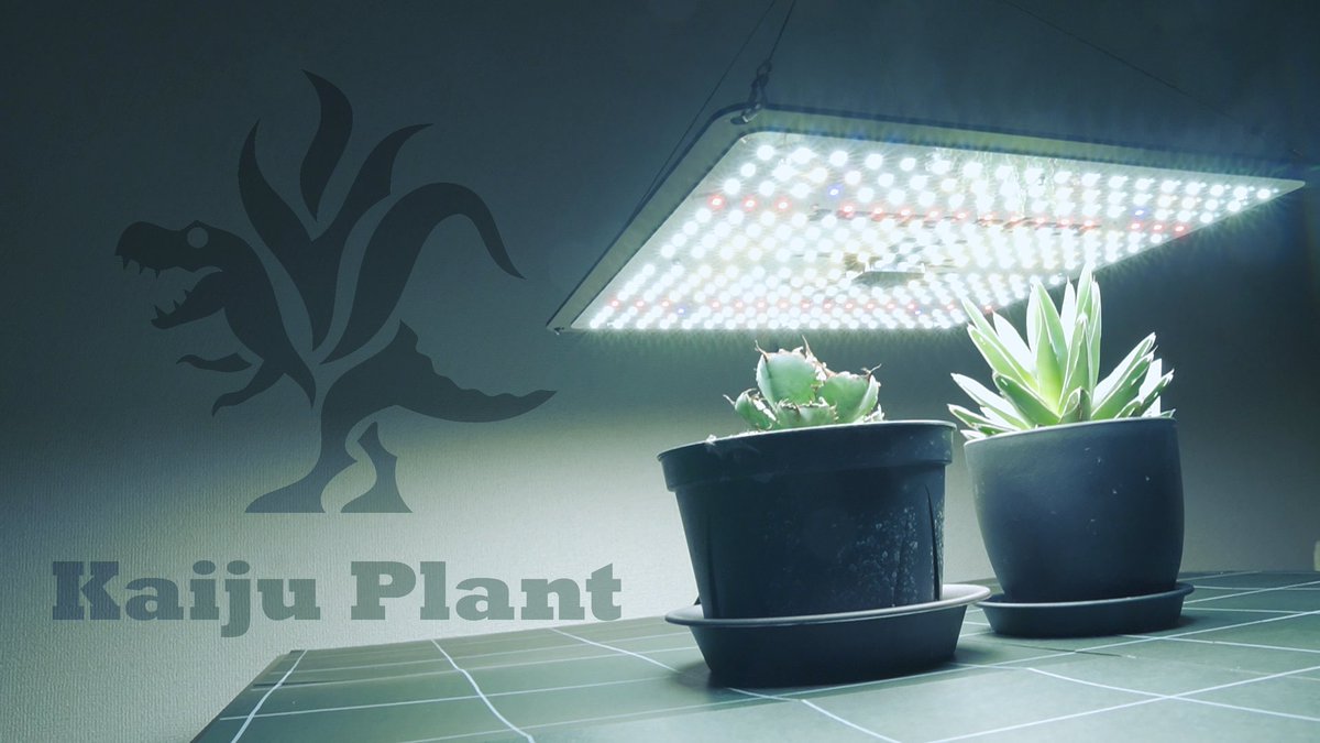 【未使用】Kaiju Plant 怪獣フレア301 植物育成ライトパネルLED 超おすすめ】まるで太陽！植物育成用LEDパネルライト「怪獣フレア301