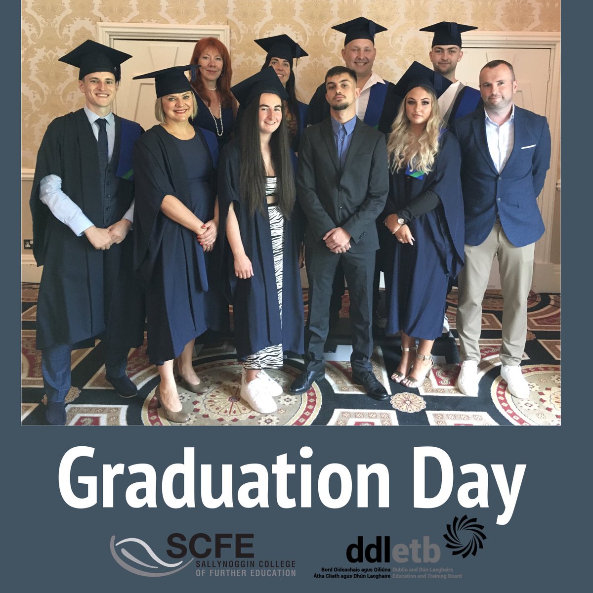 SCFEOfficial's tweet photo. There’s a lot to be proud of on Graduation Day 💖 🎉🎊🥳👏
@ddletb @thisisfet @fitzpatrickcastle 

#sallynoggincollege #scfe #graduationday #sallynoggingraduation #scfegraduation #oneyearcourse #ddletb #sallynogginsuperheroes #furthereducation #plc #qqi #plccourse #Teamddletb https://t.co/8ghEMORIQk