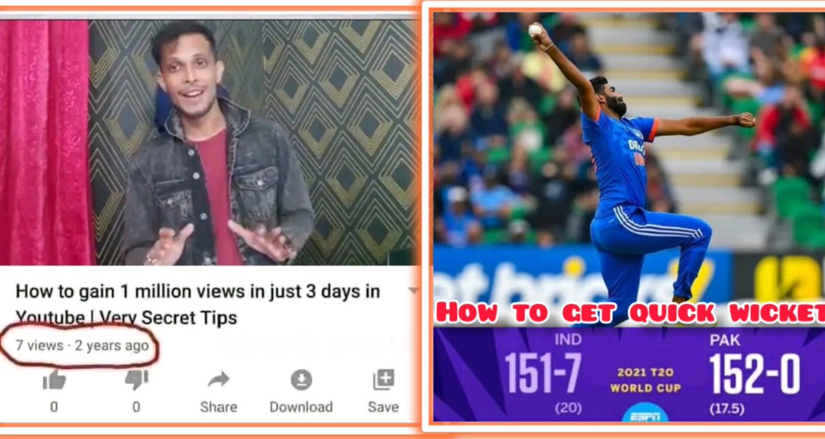 LeakVideo1's tweet photo. Loggic 🤪
#PakvsIndia https://t.co/FsB7TwPfXt