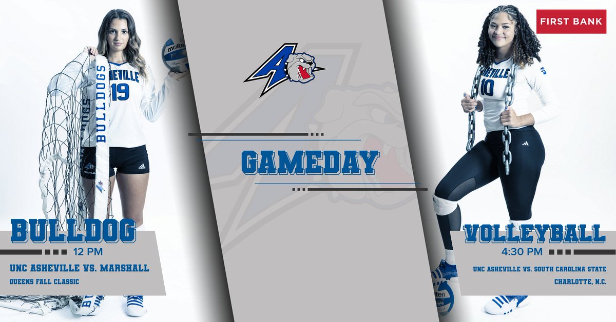 uncavlvb's tweet photo. 🏐 | #GAMEDAY 

Final day of play in the Queens Fall Classic, and your Bulldogs have two matches on tap! 

🆚 Marshall @ 12 p.m. | South Carolina State @ 4:30 p.m. 
📍 Charlotte, N.C. 
📊 https://t.co/JBvLLngHoe
🎟️ https://t.co/gvm5V8zWtS

#ALLinAVL https://t.co/LFTATYvhg4