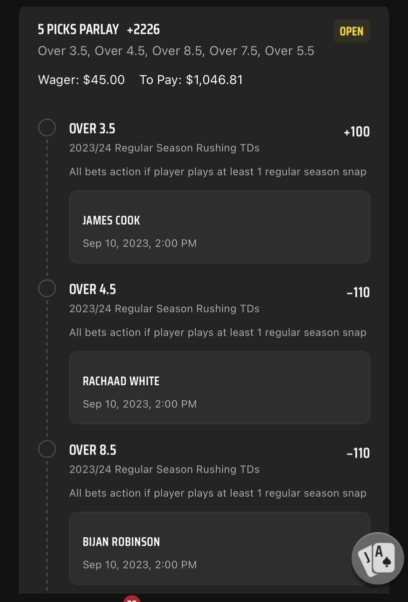 Mr_Betzman's tweet image. Our #BatemanBets season long bomb is off to a good start thanks to Amon Ra ST Brown. Lets see this #NFL futures bet slap 
#GamblingX