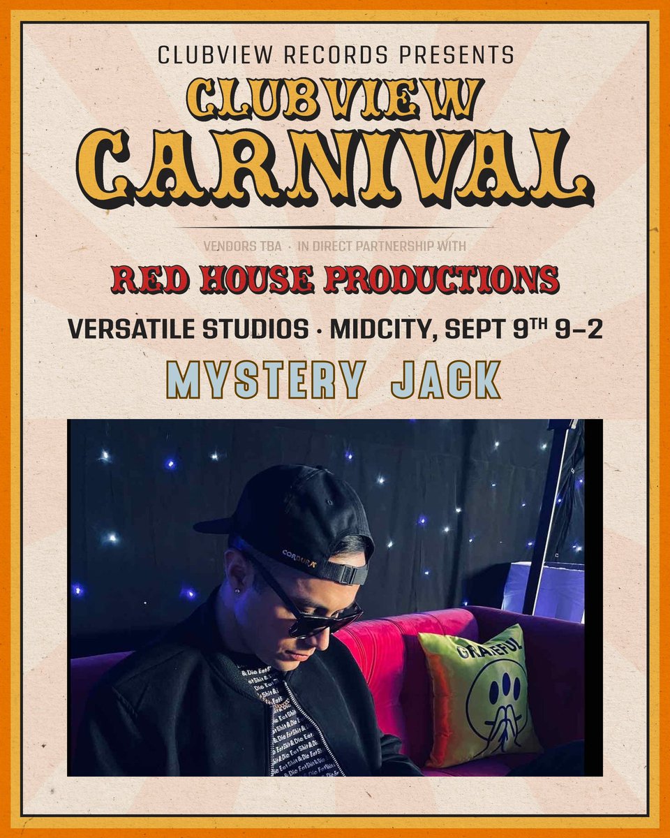 CLUBVIEW CARNIVAL 🎡 

TONIGHT! 

LAST CALL FOR TIX

posh.vip/f/5bd7?t=myste…