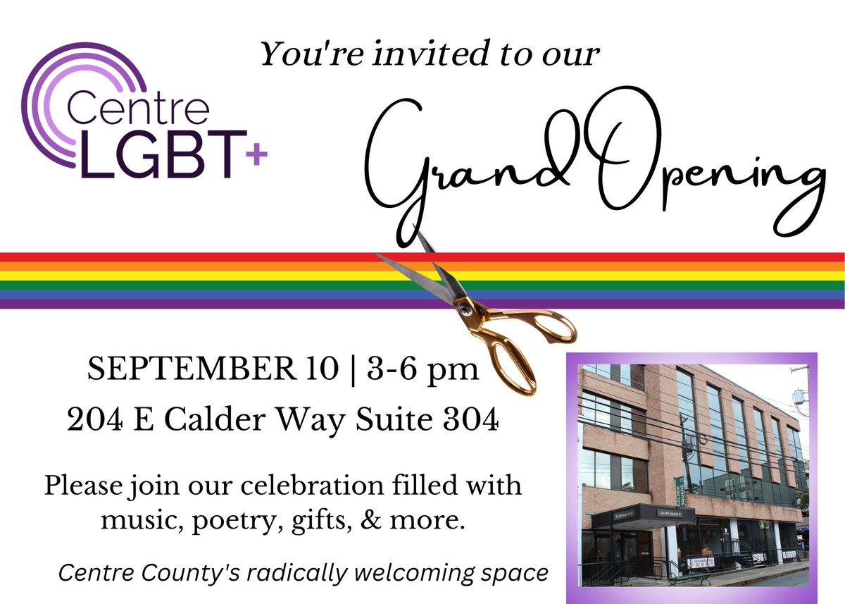 We hope you can squeeze in attending our Grand Opening into your weekend plans. Happening tomorrow!