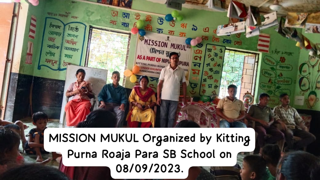 deo_dhalai's tweet photo. Mission Mukul as a part of NIPUN TRIPURA MISSION
@SeTripura 
@DhalaiDm 
@tripura_cmo https://t.co/9y7WAati1l