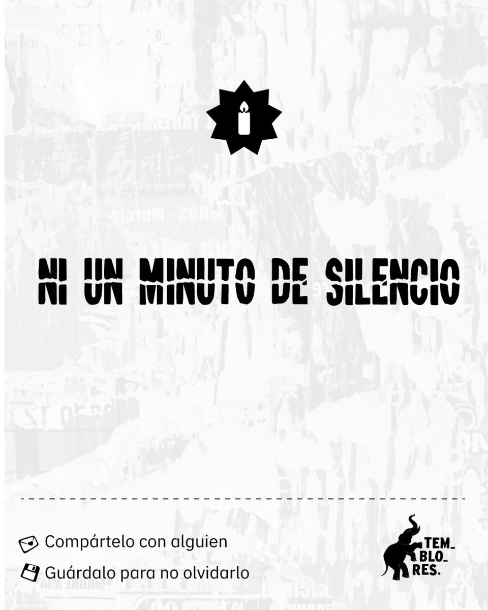 📣 Hoy, 3 años después de la masacre del 9S, gritamos fuerte Ni Un Minuto De Silencio.