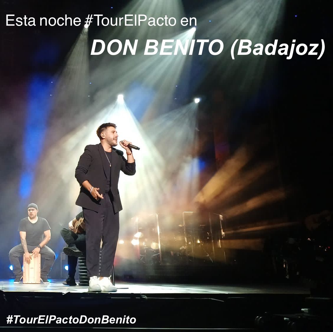 Esta noche #TourElPacto en DON BENITO (Badajoz)🙌🏼😍
.
Todavía estás a tiempo de conseguir tu entrada: giglon.com/todos?idEvent=…
.
#TourElPactoDonBenito