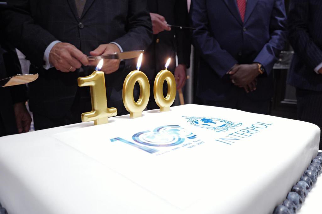 INTERPOL_HQ's tweet image. At the exact location where INTERPOL was created 100 years ago, Schottenring 11, Vienna, Austria a plaque commemorating the founding of the Organization was unveiled at a special ceremony. 
A century of international police cooperation #INTERPOL100