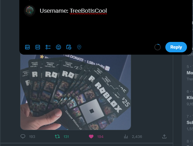 TreeBot8 tweet picture