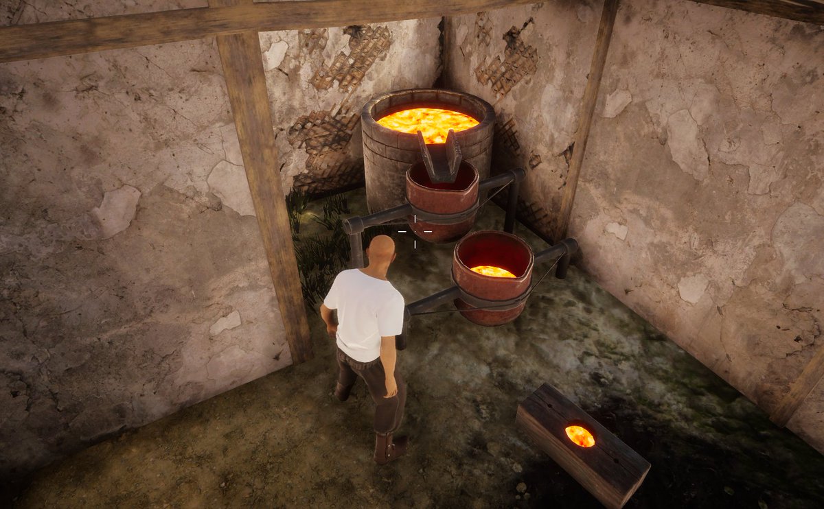🌴 Fellow Arrlanders,

🔥 Hard work in one of the smelting factories - the basics of heavy industry 🏭

#ScreenshotSaturday

🏗 Development in progress

⛏ Mined ores are smelted into metal bars, valuable ingredients used in many industries of the Arrland archipelago economy

🔥
