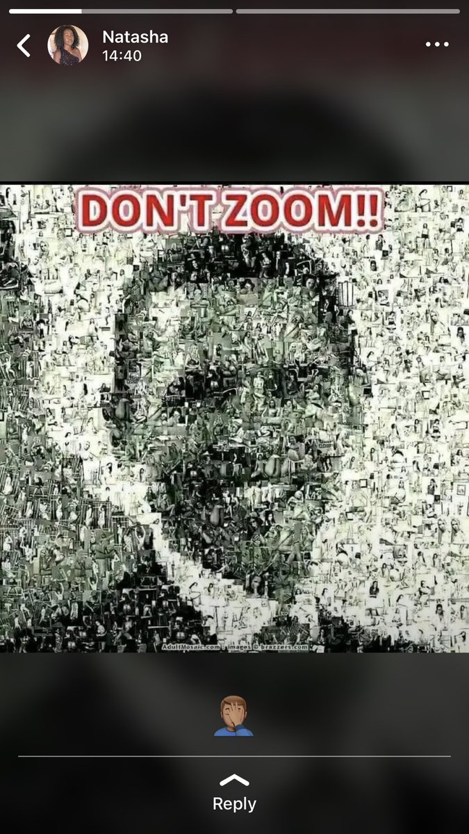 Don’t zoom🤦🏾‍♂️