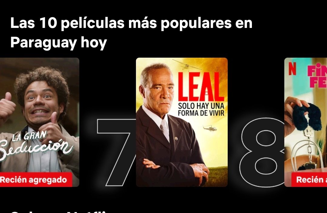 Christian_Kiese's tweet photo. Veo muy poca gente hablando de Leal 2 (actualmente disponible en todos los cines) primera película paraguaya en tener secuela!

En coincidencia, Leal 1 hace más de 1 semana está en el top 10 de Netflix 

Vayan al cine y vean Leal 2, que esta muy buena! 👏🏻🇵🇾 https://t.co/y5W0NW4jmH