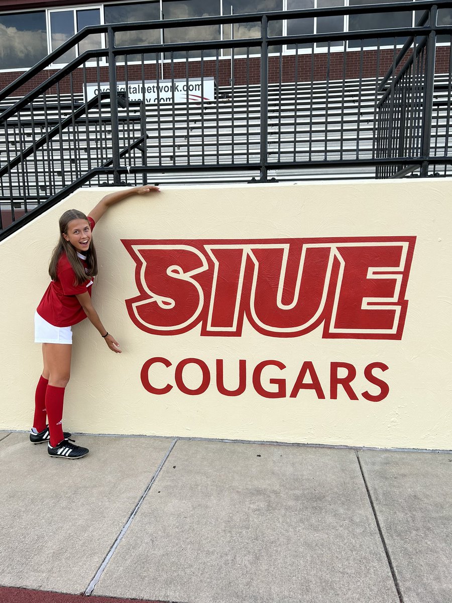 I am incredibly excited to announce my verbal commitment to continue my academic and athletic career to play D1 soccer at Southern Illinois University Edwardsville! I’d like to thank my parents, coaches, teammates, and friends for always making me who I am today. Roll cougs! ❤️