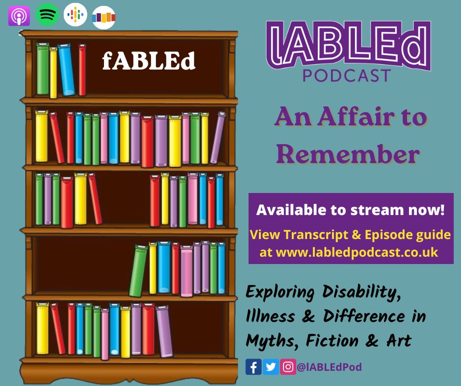 We've got some very cool #Fabled episodes in the works for later this year and we are super excited!

To remind you all about the miniseries here's a #throwback to An Affair to Remember from earlier this year!

#DisabilityPodcast #DisabilityInFilm #DisabledCharacters