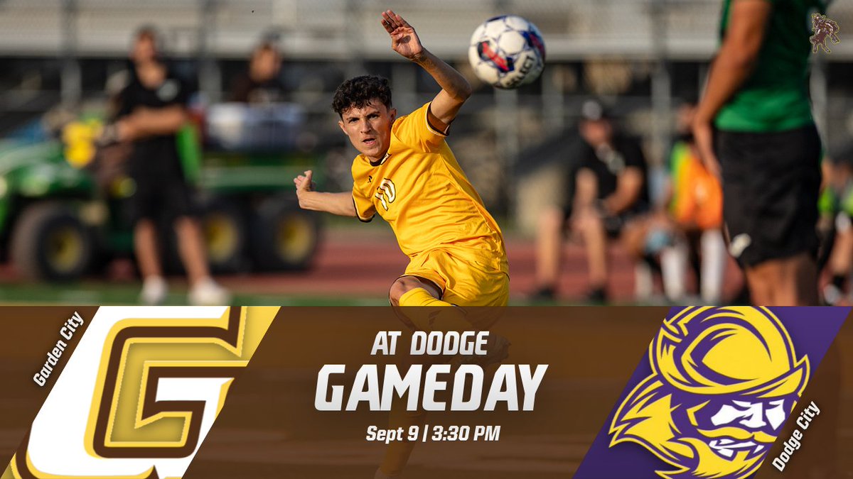 GAMEDAY!!

Men’s Soccer game day at Dodge City Community College.
3:30 PM
Watch Live: gobroncbusters.com/information/Wa…
<a href="/BroncbusterMSOC/">Garden City Men’s Soccer</a>