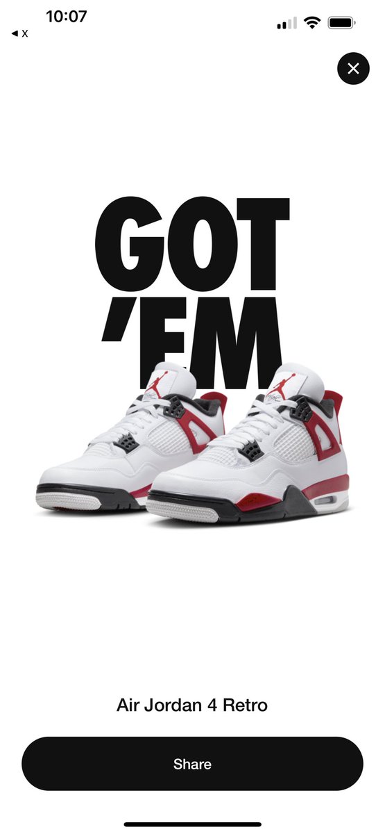 ehkalusoe8's tweet photo. @JustFreshKicks Didn’t take long https://t.co/0pCks3zIGD