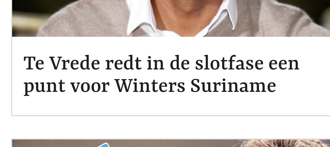 Alles waar ‘te’ voor staat…
