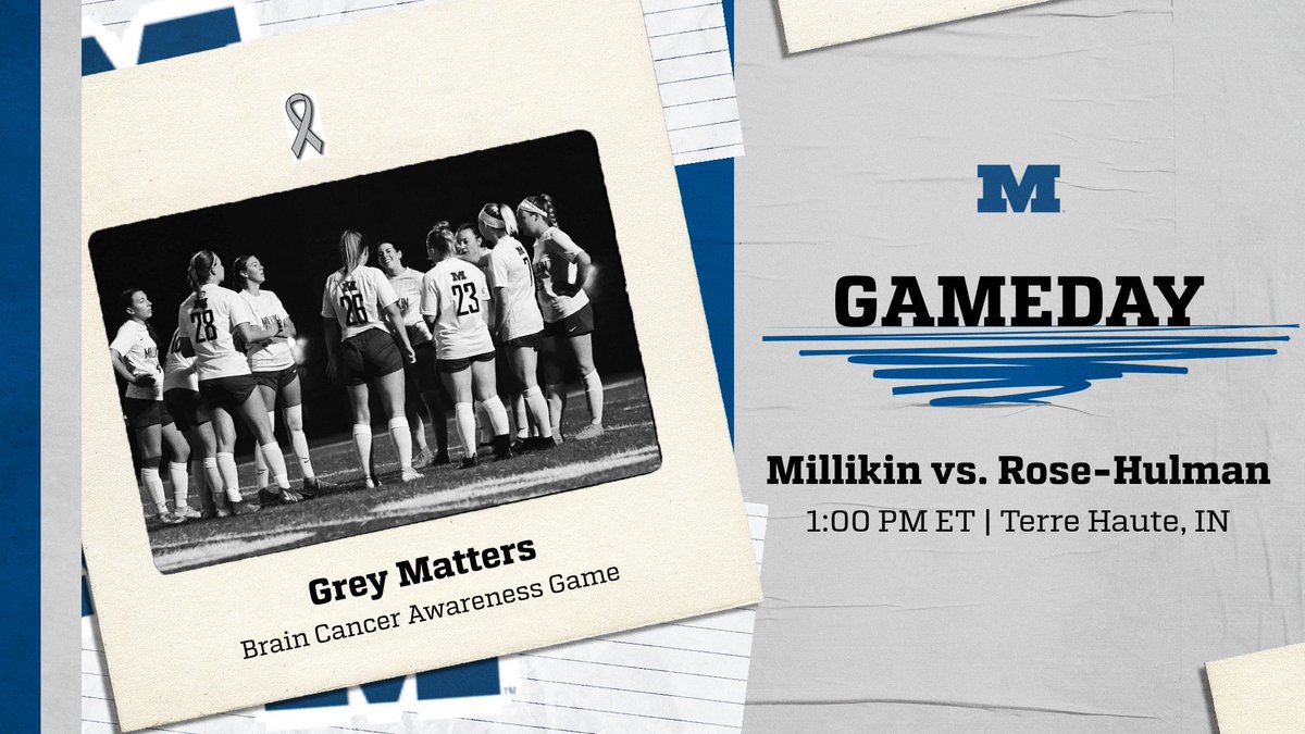 MillikinWSoccer's tweet image. 🚨It’s time to go again ⚽️

Today we play for more than ourselves. Today we play in honor of all those who have fought or are currently fighting Brain Cancer 🎗️ 

#greymatters @RoseHulmanWSOC 

🆚 Rose-Hulman
🕔 1 PM EST
📍Terre Haute, IN
🎥: boxcast.tv/view/womens-so…