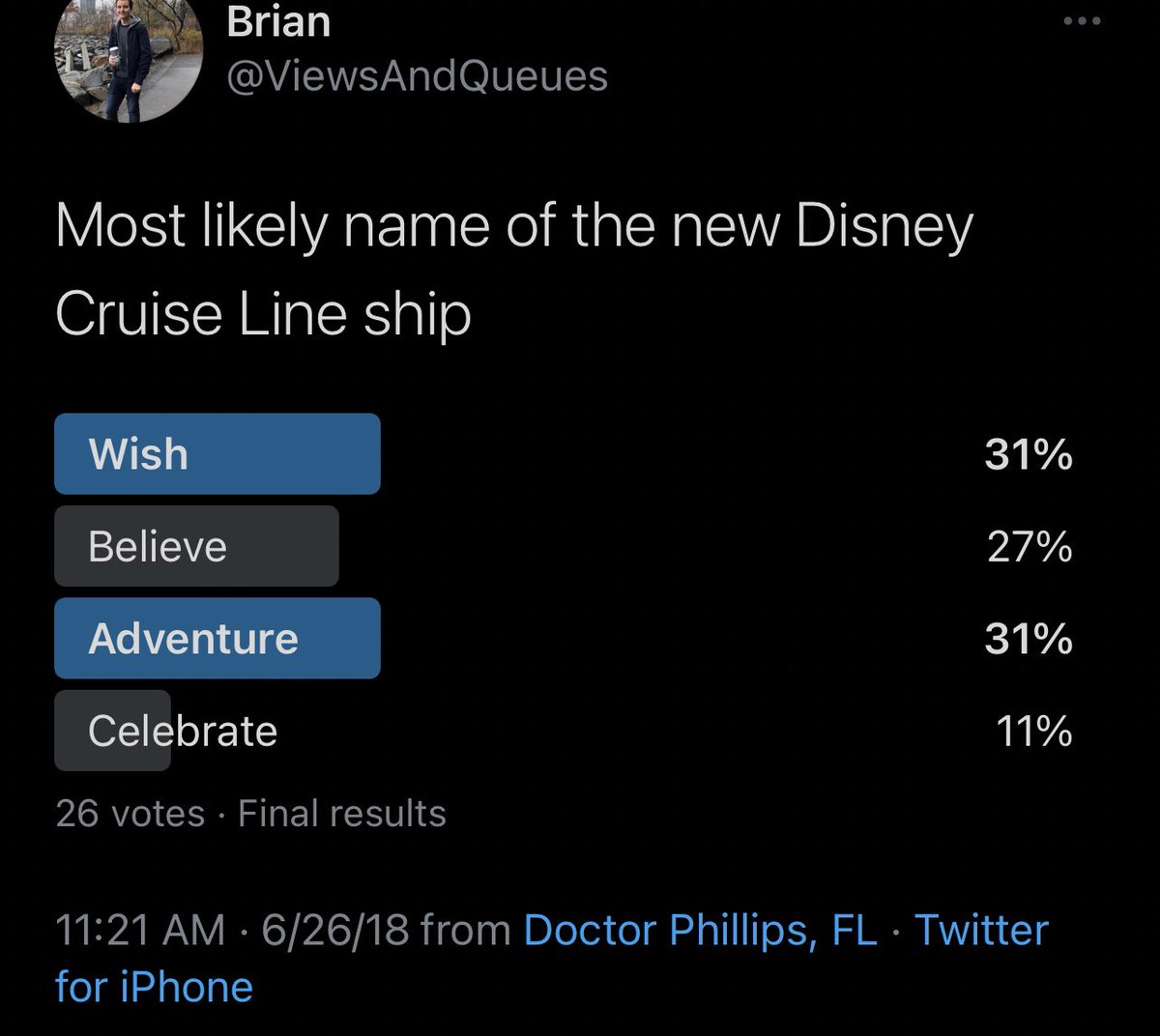 ViewsAndQueues's tweet image. called it 5 years ago