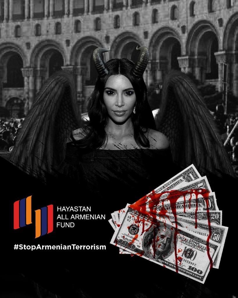#KimKardashian is a terrorist and supports #ArmenianLies.
We are living in the world where influencers support terrorism. What a shame for us...
#StopArmenianLies #StopArmenianTerrorism
#KardashianSupportsTerrorism
#ArmenianWarCrimes
#KardashiansSupportTerrorism