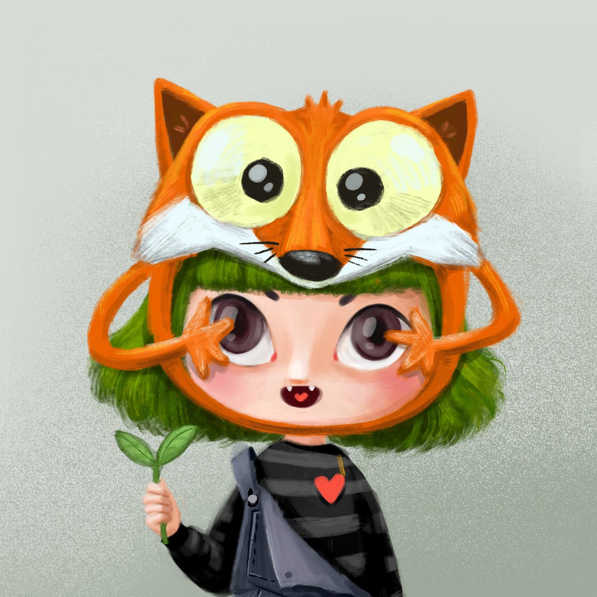 #Chia-green hair and a fox on the head?
Definitely my spirit #Seednimal! 🌱

Thank you @DatArtPerson for creating them!

Next batch going live on the <a href="/MintGarden_io/">MintGarden</a> home page at 1pm EDT.