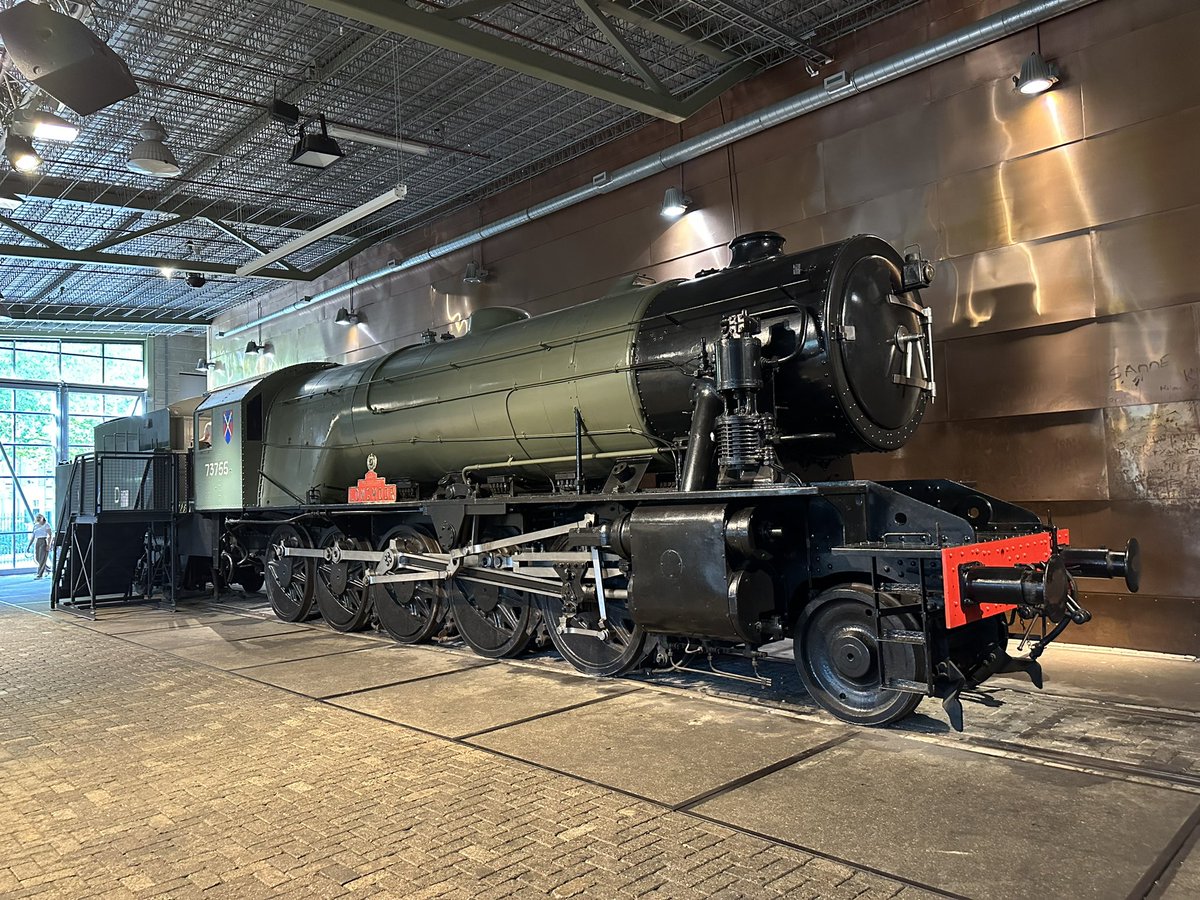 Today at the Dutch National Railway Museum, @Spoorwegmuseum, Utrecht.