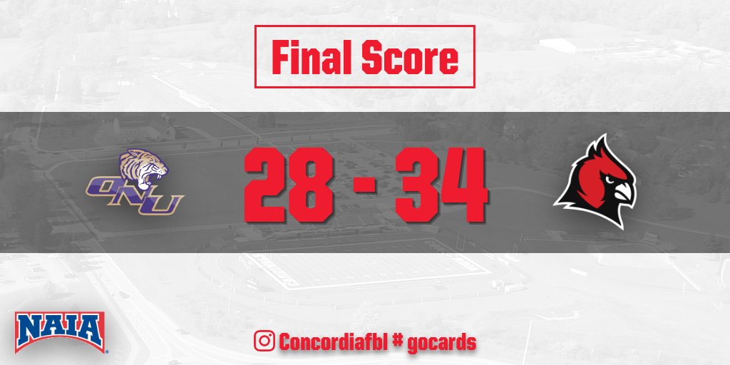CUAA_Football's tweet image. Final Score - Cardinal Win!