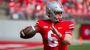 Kyle McCord today:

14/20 (70%)
258 pass yards
3 TD
O INT

QB1 has arrived in Columbus‼️