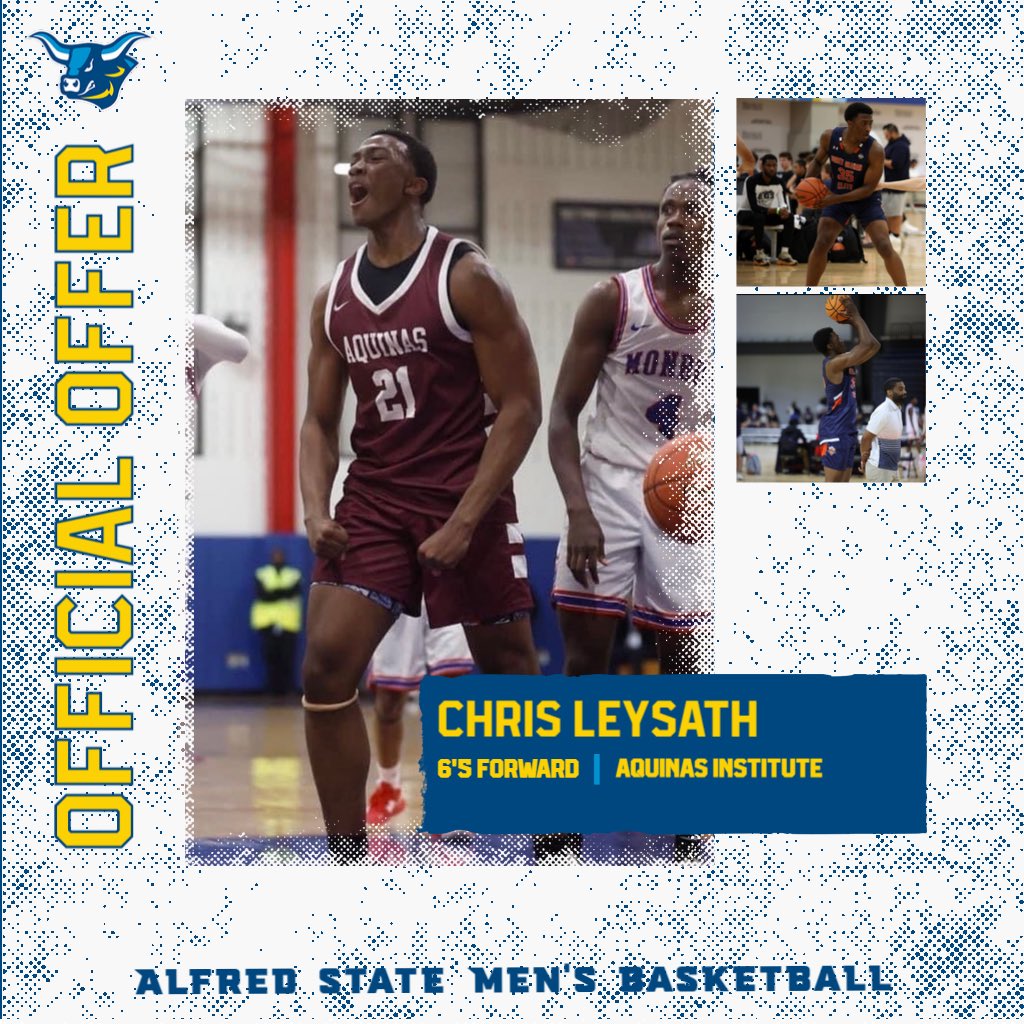 After a great visit with Coach Dignen, I am blessed to say I have received an offer to play basketball for Alfred State. <a href="/Astatehoops/">Alfred State Mens Basketball</a> 

<a href="/CGEElite/">Corey Graham Elite Extreme</a> <a href="/AQ_Basketball/">Aquinas Institute Boys Basketball</a> <a href="/AqStrength/">AQStrength</a>
