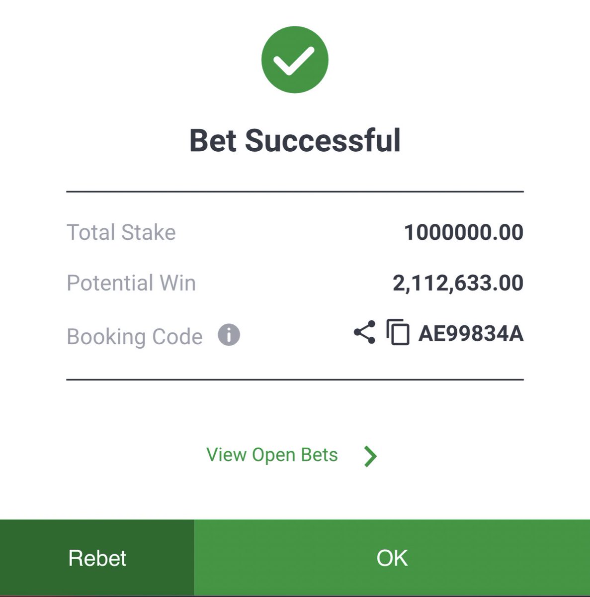 Can your account receive 2.1 million?
Like and Retweet 🔥🔥🫡

AE99834A

First 100 retweets gets a share of 200K once game boom 🔥🔥