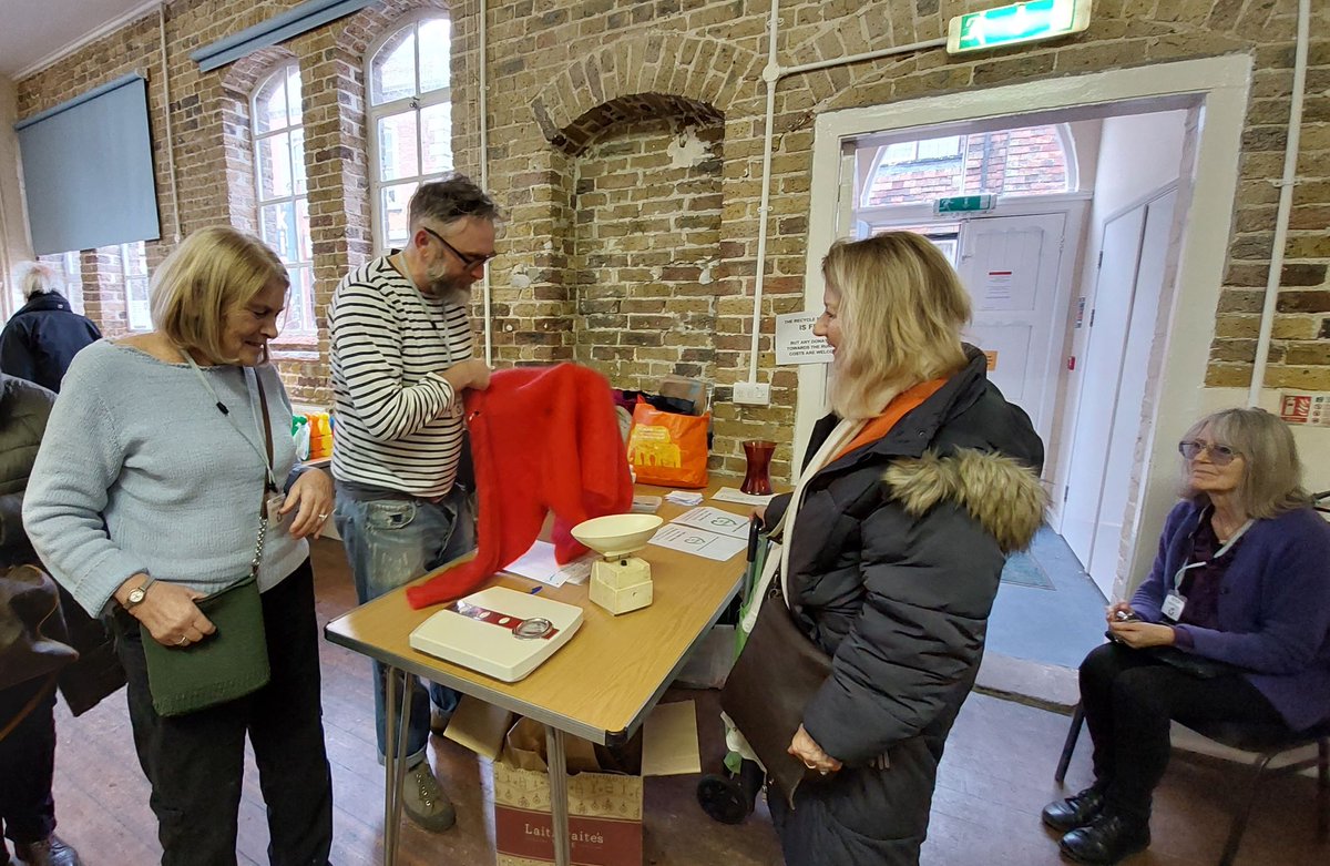 TransitionRye's tweet photo. Recycle Swap Shop is back again! Sat 23 Sept, 0930-1130, St Mary's Centre, Lion St. Bring stuff to give (optional), come and take stuff! Please retweet and add to your diary. Make sure to read the details at https://t.co/T4KRSpG4Pd @RyeObs @revpaulwhite @RyeINews @ryesussex https://t.co/KAHxOOVbB4