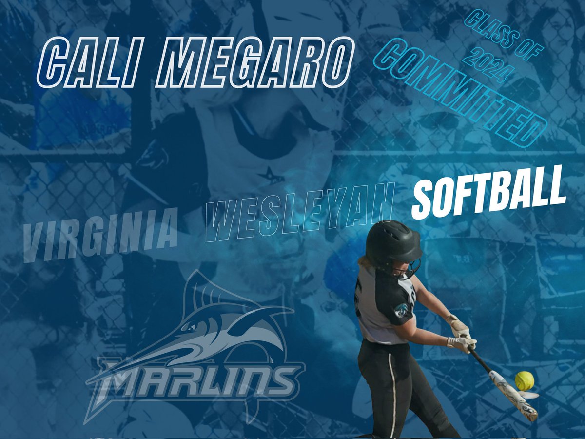 MegaroCali's tweet image. I am extremely excited and honored to announce that I committed to furthering my academic and softball career at Virginia Wesleyan University.  I want to thank my family, coaches, teammates, and anyone who has helped me along this path.  I am grateful!! #gomarlins #vwusoftball