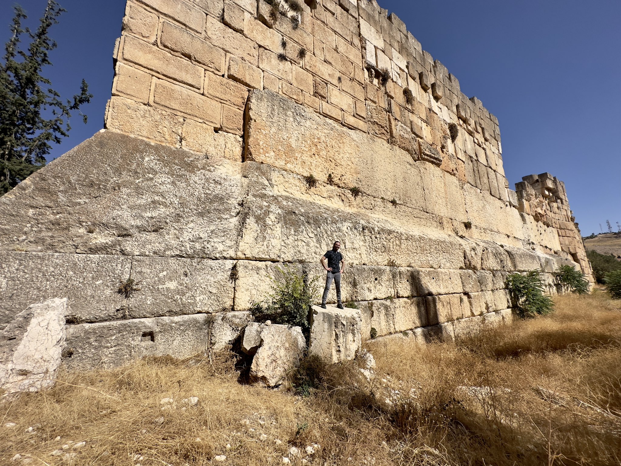 Baalbek Trilithon Baalbek, Lebanon The Massive Stone Courses Of The