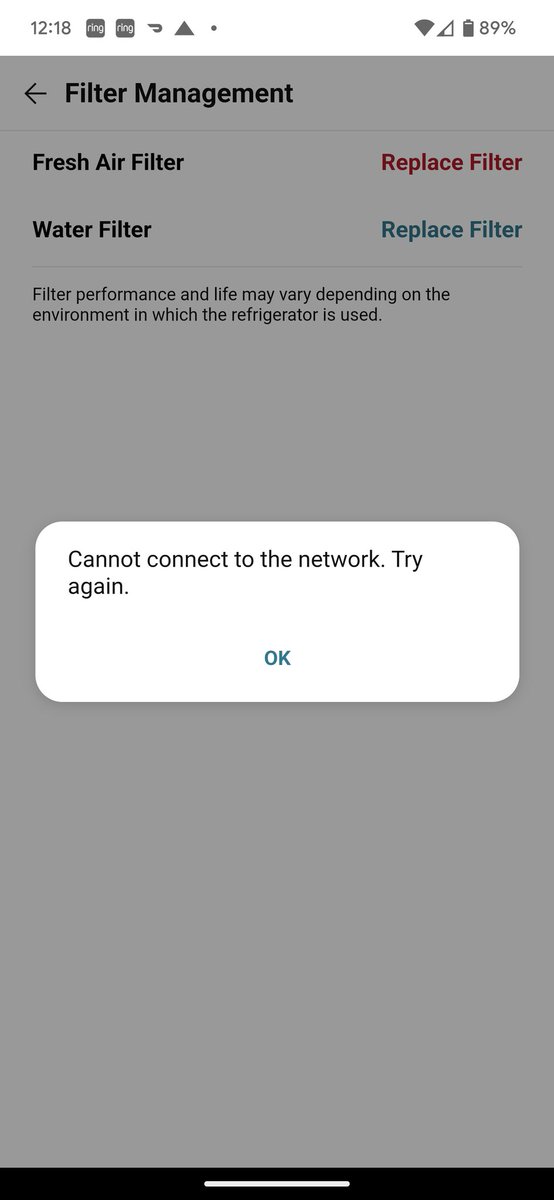 crichardson's tweet photo. Today's challenge. Changing the water filter in my #LG refrigerator. 

The LG (clearly didn't about UX)thinQ app is no help. 🤦🏾‍♂️

#justonejob https://t.co/9IyPKyU4hq