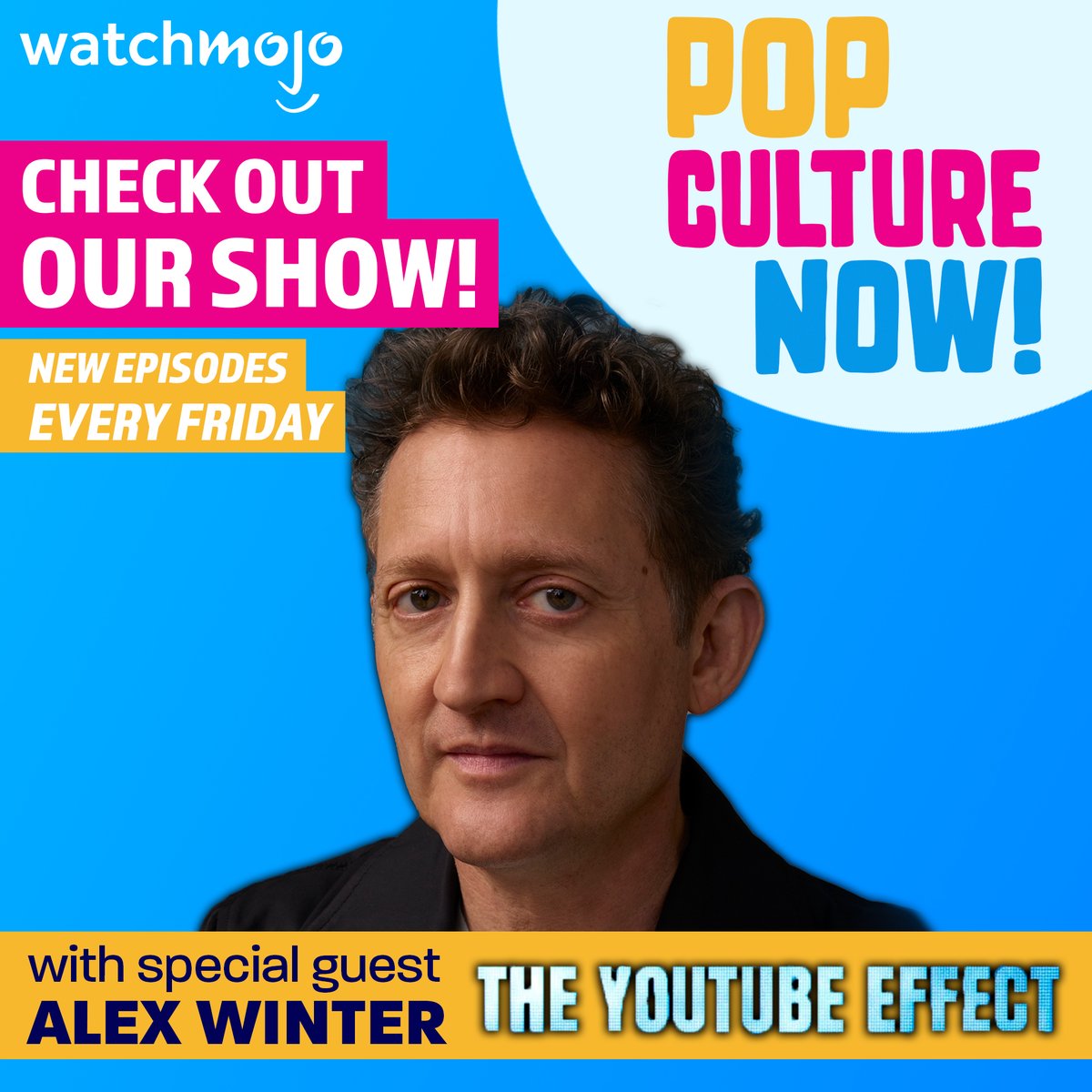 PopCultureNowWM's tweet photo. Did you know we recently had a most excellent chat with THE Alex Winter on his new doc, The YouTube effect? Check it in the archives: https://t.co/AhovZ7CNMq https://t.co/clENPcm2IW
