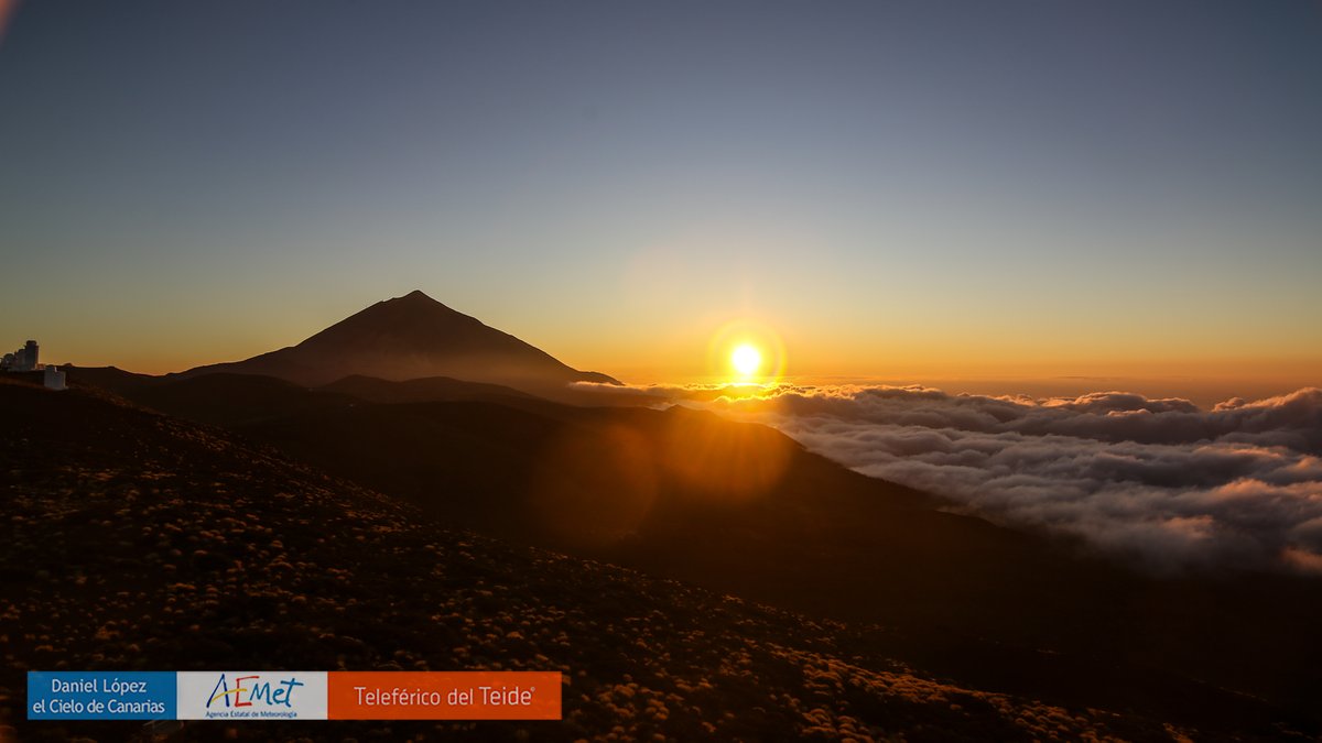 #Buenasnoches España.
Así anochece hoy en el Parque Nacional del #Teide <a href="/pnteide/">ParqueNacional TEIDE</a>.
Imagen cortesía del proyecto #TeideLab de <a href="/AEMET_Izana/">AEMET_Izaña</a> <a href="/VolcanoTeide/">Volcano Teide</a> <a href="/cielodecanarias/">El Cielo de Canarias</a>