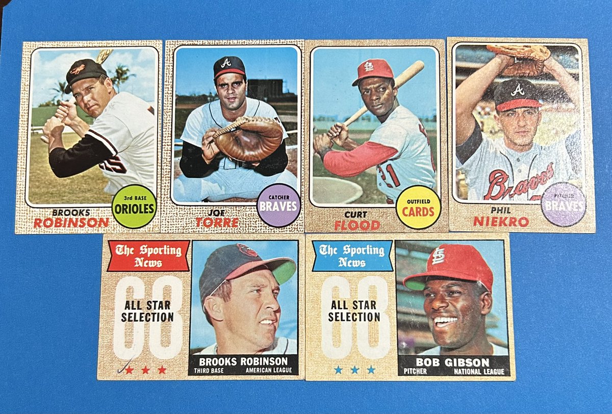 sportsguy_TO's tweet photo. Some fantastic adds for the ‘68 set build thanks to another great deal from @DanTradesCards online store. #68Topps https://t.co/53kgPZpmqx
