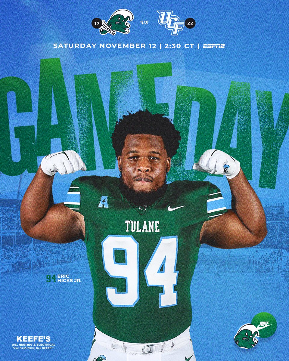 hicks_africa's tweet photo. 912 about to show out in the 504 OleMiss vs Tulane @bigkelo1 and @EricHicksJr72 HVJENKINS vs @BC_Football1902 it's about to go down at #Yulman 💯‼️we love and our savannah players
#RollWave https://t.co/IOZUAYOkdj