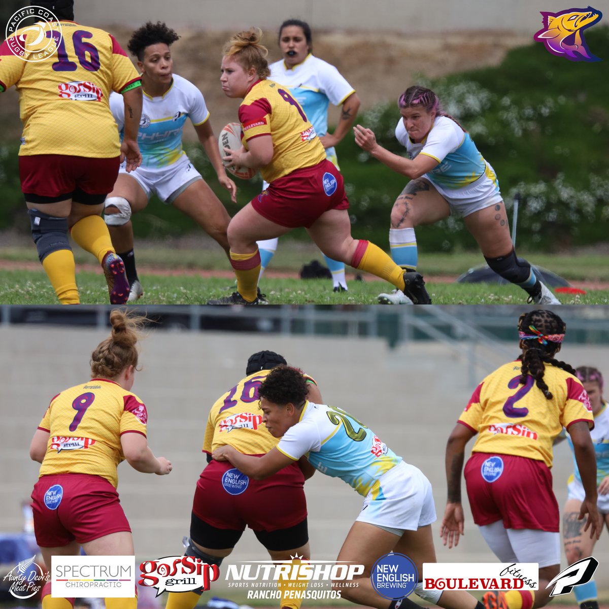 SD_Barracudas's tweet photo. 📸 Photo time! 📸
A throwback to 3 weeks ago, when our women travelled up to LA to take on the Mongrel in a 3-game 9s series. How good do they all look in the first outing in Cuda colors?!
More coming tomorrow...
#womensrugby #rugbyleague #SDvsEverybody #SanDiego https://t.co/j0IktiTfFf
