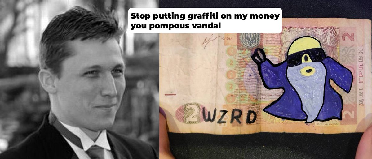 Elli Markina🧙🏻♂️ (@ellimarkina) on Twitter photo I drew a wizard on my country's banknote, so now this is inscription <a href="/udiWertheimer/">Udi Wizardheimer</a> <a href="/TaprootWizards/">Taproot Wizards</a> <a href="/BobMcElrath/">Bob McElrath</a> I drew a wizard on my country's banknote, so now this is inscription <a href="/udiWertheimer/">Udi Wizardheimer</a> <a href="/TaprootWizards/">Taproot Wizards</a> <a href="/BobMcElrath/">Bob McElrath</a>