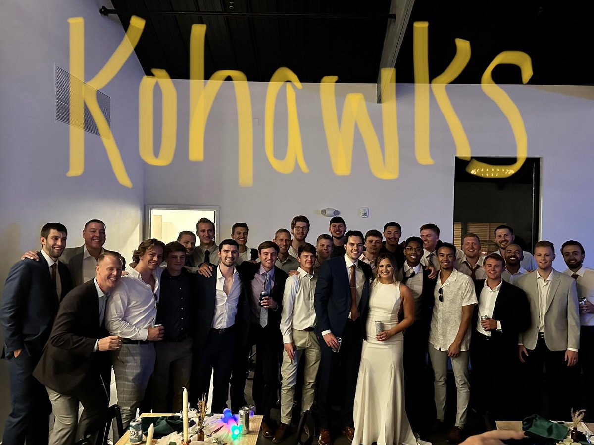 Nothing better than a <a href="/CoeCollegeHoops/">Coe College Men’s Basketball</a> wedding! Congrats to the Robertson’s <a href="/jakerobbie04/">Jacob Robertson</a> !