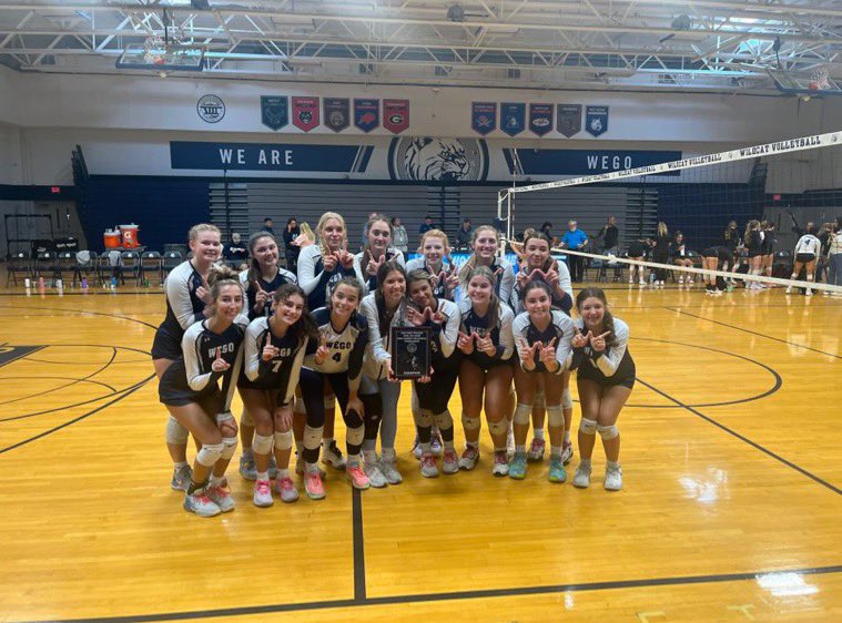 WeGoAthletics's tweet photo. Congrats @wego_vball on winning the Pass, Set, Spike Tournament! Great job ladies!

#WeAreWeGo https://t.co/oc28AZZfg5