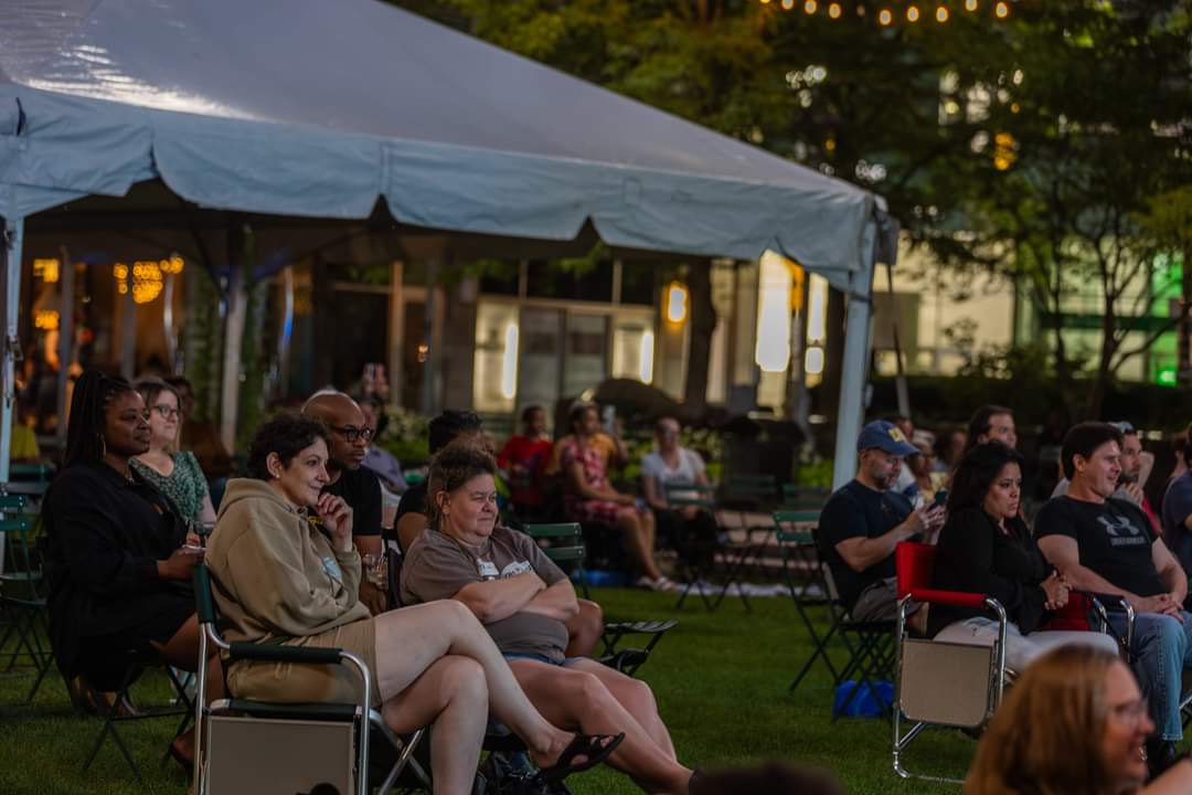 ShakesintheD's tweet photo. From the folx who 💃🏿in our nightly dance contests at the intermission to the audience &amp; volunteers = Shakespeare in Detroit is here because of YOU. The people. Here are some 📸s by Chris Ahern of our 😍 supporters c/o The Tempest, a Tribute to Detroit Techno 🦄

August 2023🗓 https://t.co/4pDFTFyhfx