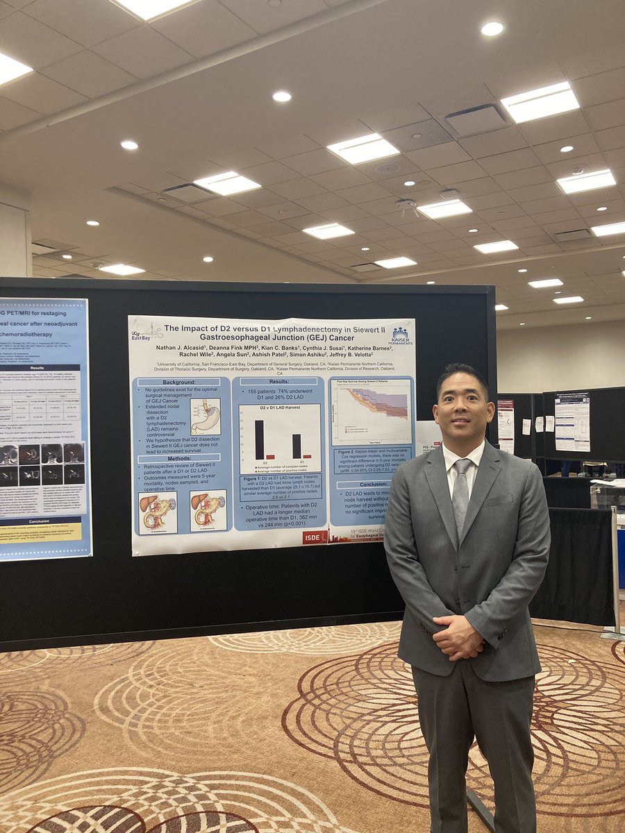 Jeffrey Velotta MD FACS (@jvelottamd) on Twitter photo Congrats <a href="/nathanalcasidmd/">Nathan Alcasid MD</a> @haleytuppermd <a href="/UCSF_EastBay/">UCSF-East Bay</a> <a href="/UCLASurgeryRes/">UCLA General Surgery Residency Program</a> for presenting this one on D2 LAD not needed for siewert 2 gejx cancer <a href="/ISDE_net/">ISDE.net</a> <a href="/kpeastbayarea/">KP East Bay Area</a> <a href="/KPDOR/">Kaiser Permanente Research NorCal</a> Congrats <a href="/nathanalcasidmd/">Nathan Alcasid MD</a> @haleytuppermd <a href="/UCSF_EastBay/">UCSF-East Bay</a> <a href="/UCLASurgeryRes/">UCLA General Surgery Residency Program</a> for presenting this one on D2 LAD not needed for siewert 2 gejx cancer <a href="/ISDE_net/">ISDE.net</a> <a href="/kpeastbayarea/">KP East Bay Area</a> <a href="/KPDOR/">Kaiser Permanente Research NorCal</a>