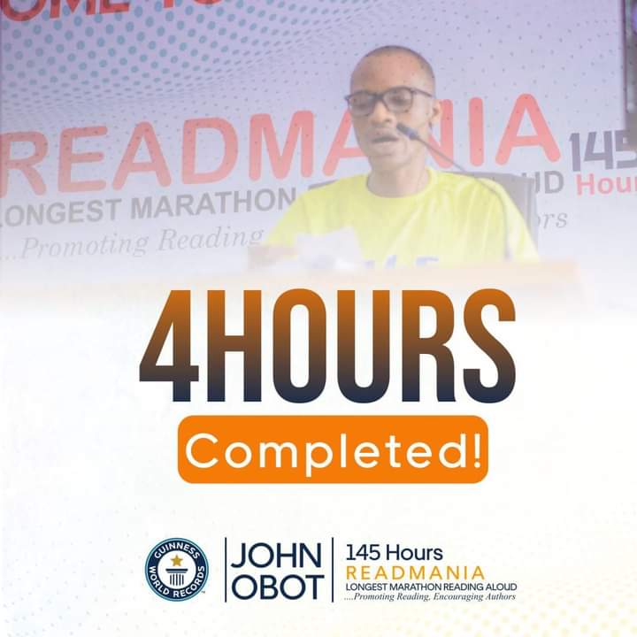 JohnObot_Read's tweet photo. Readmania Ongoing...

After reading aloud for four hours at a stretch, I took a 20-minute break because for every one hour, I am aloud to take a 5-minute break.

Mercy. Mayo Lawan. Whatsapp. Chaimaka Nnadozie. GOAT. Actress. I STAND WITH PERE. Very darkman. #Missingintestines https://t.co/EDwxUIfQeO